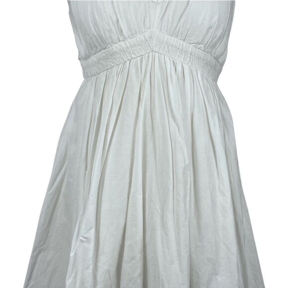 French Connection Lace Cotton A-line dress in White Size 4 - Picture 5 of 16